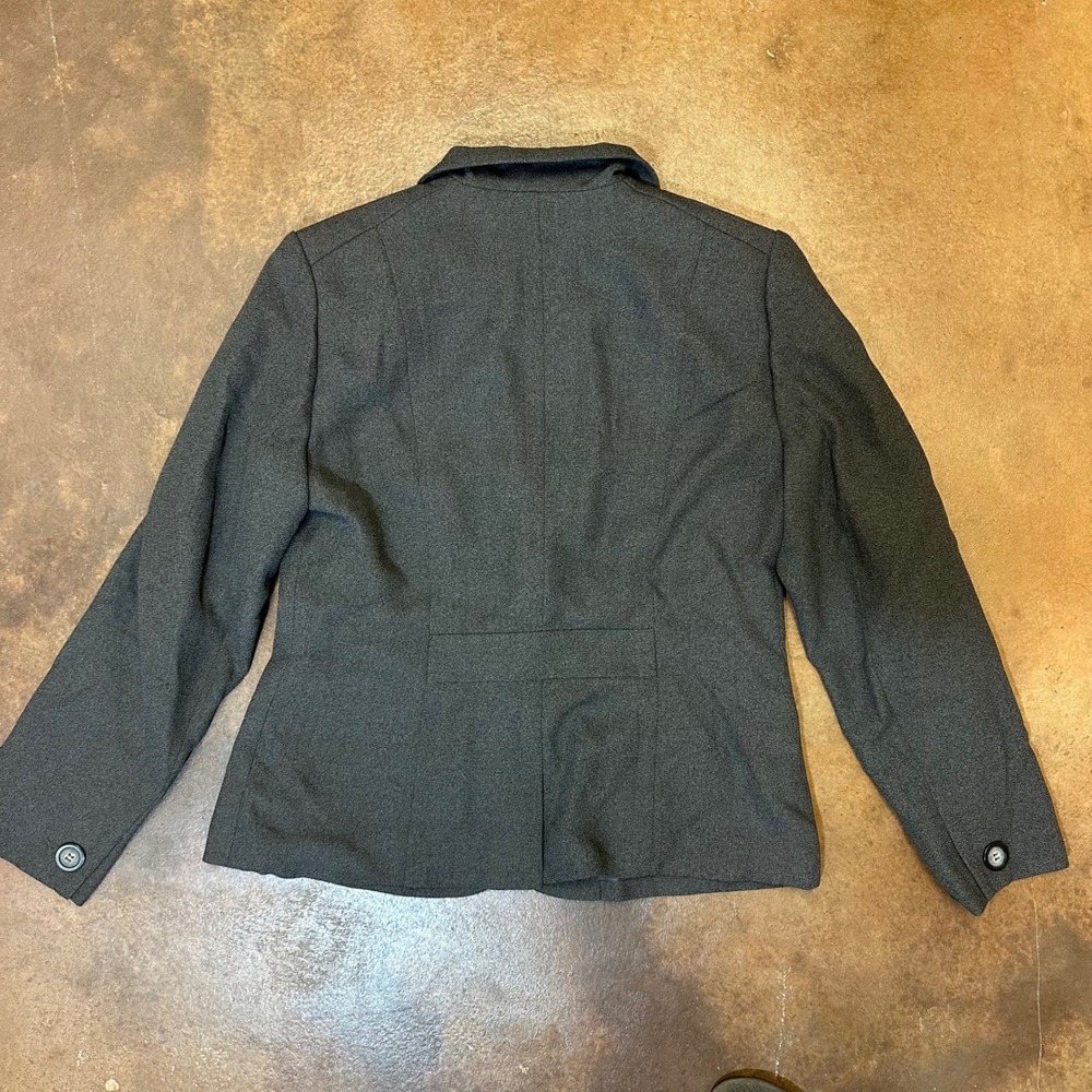 Jones New York Suit Blazer Career Office Button Front Gray Size 10 - Picture 5 of 5